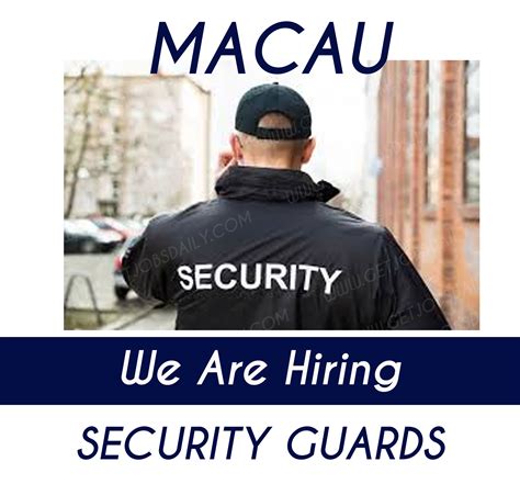 macau job hiring urgent.